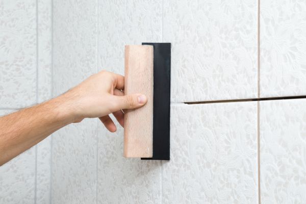 Shower Tile Grout Renovation